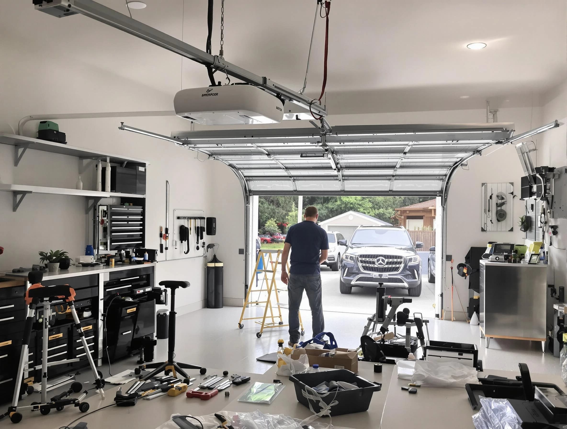Garage door opener installation by Calera Garage Door Repair in Calera