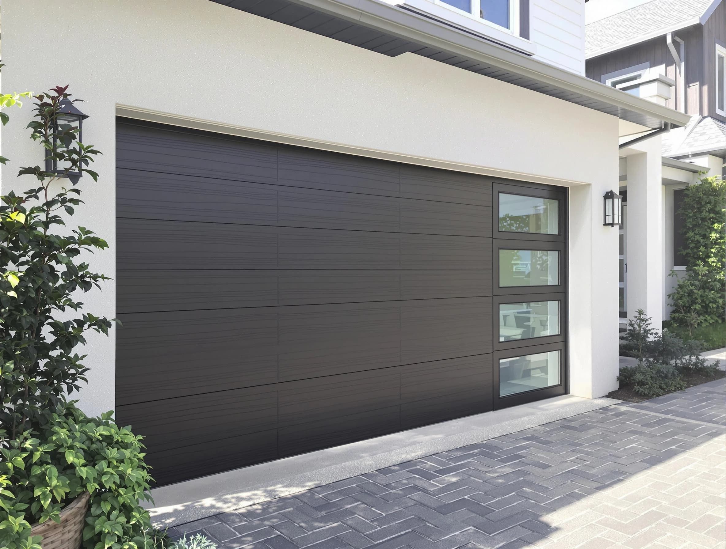 Custom garage door installation by Calera Garage Door Repair in Calera