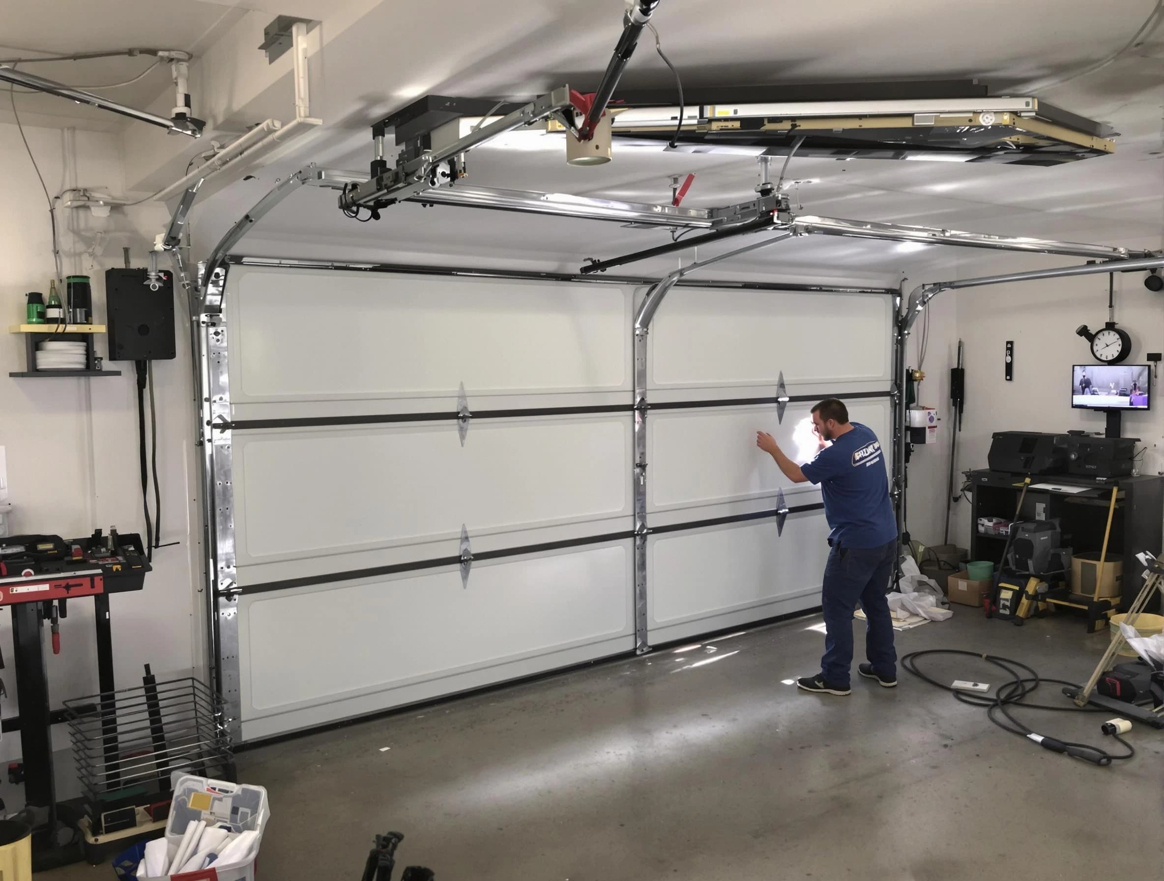 Professional garage door repair service by Calera Garage Door Repair in Calera