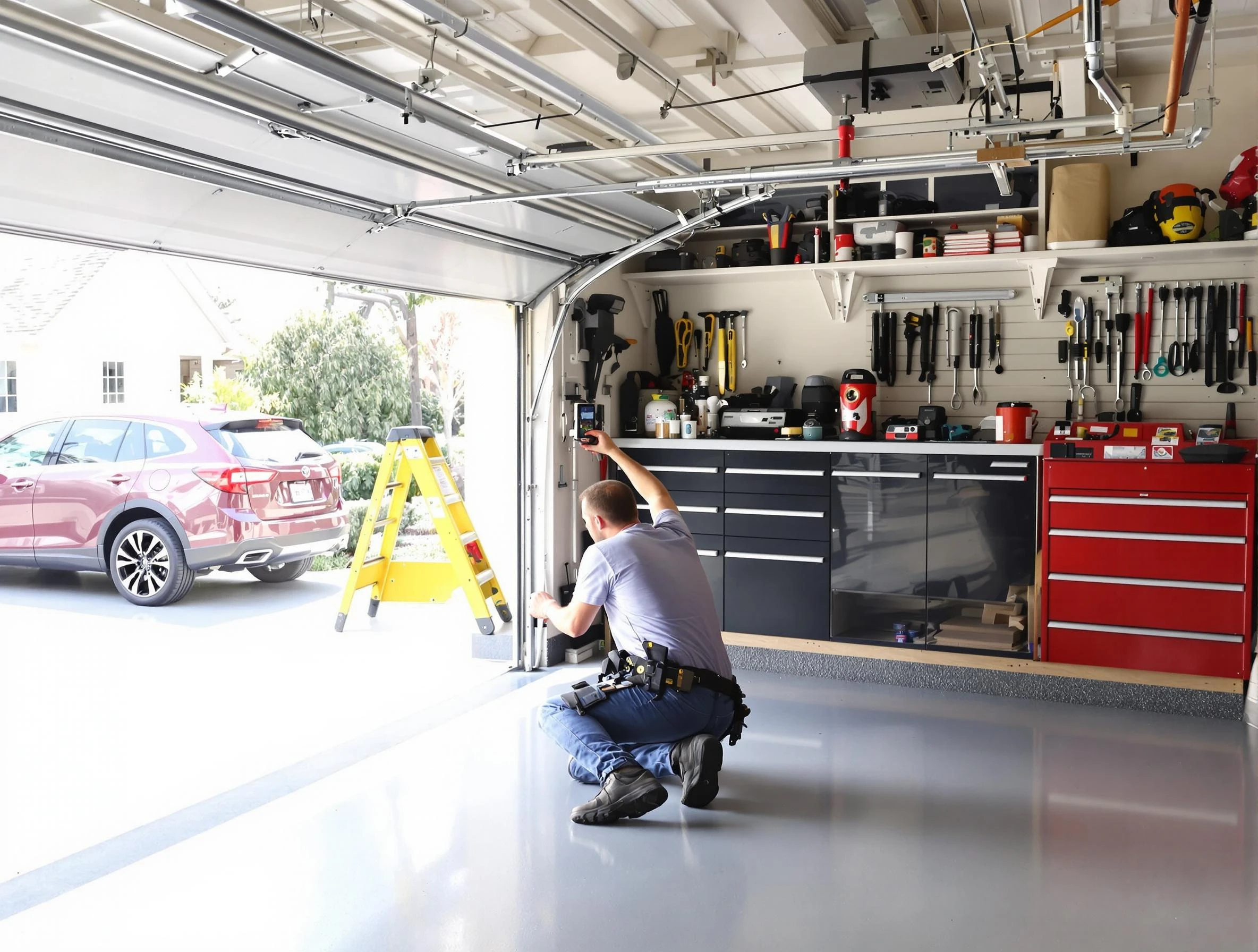 Local garage door repair service by Calera Garage Door Repair in Calera